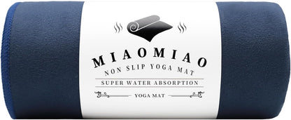 MIAOMIAO Non-Slip Hot Yoga Towel Set,Super Absorbent Microfiber in, 24.5" x 72" - Anti-Slip, Injury Free Design for Pilates, Yoga Mats, Exercise, and Fitness Gear