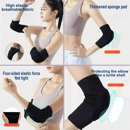 Volleyball knee pads/elbow pads, soft and breathable, suitable for football, basketball, yoga, running, cycling exercises, and suitable for both men, women, and children.