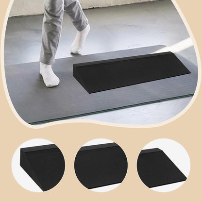 Yiju Squat Wedge Block, Yoga Foam Wedge Blocks, Calf Stretcher Wide Riser Block Calf Stretch Board Foot Incline Board for Home Gym Workout Pilate Balance Practice