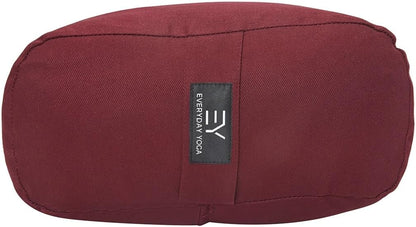 Everyday Yoga Premium Bolster, Soft & Supportive Meditation Pillow with Carry Handle, Lightweight Cushion for Restorative Yoga & Relaxation (Multi-Color)