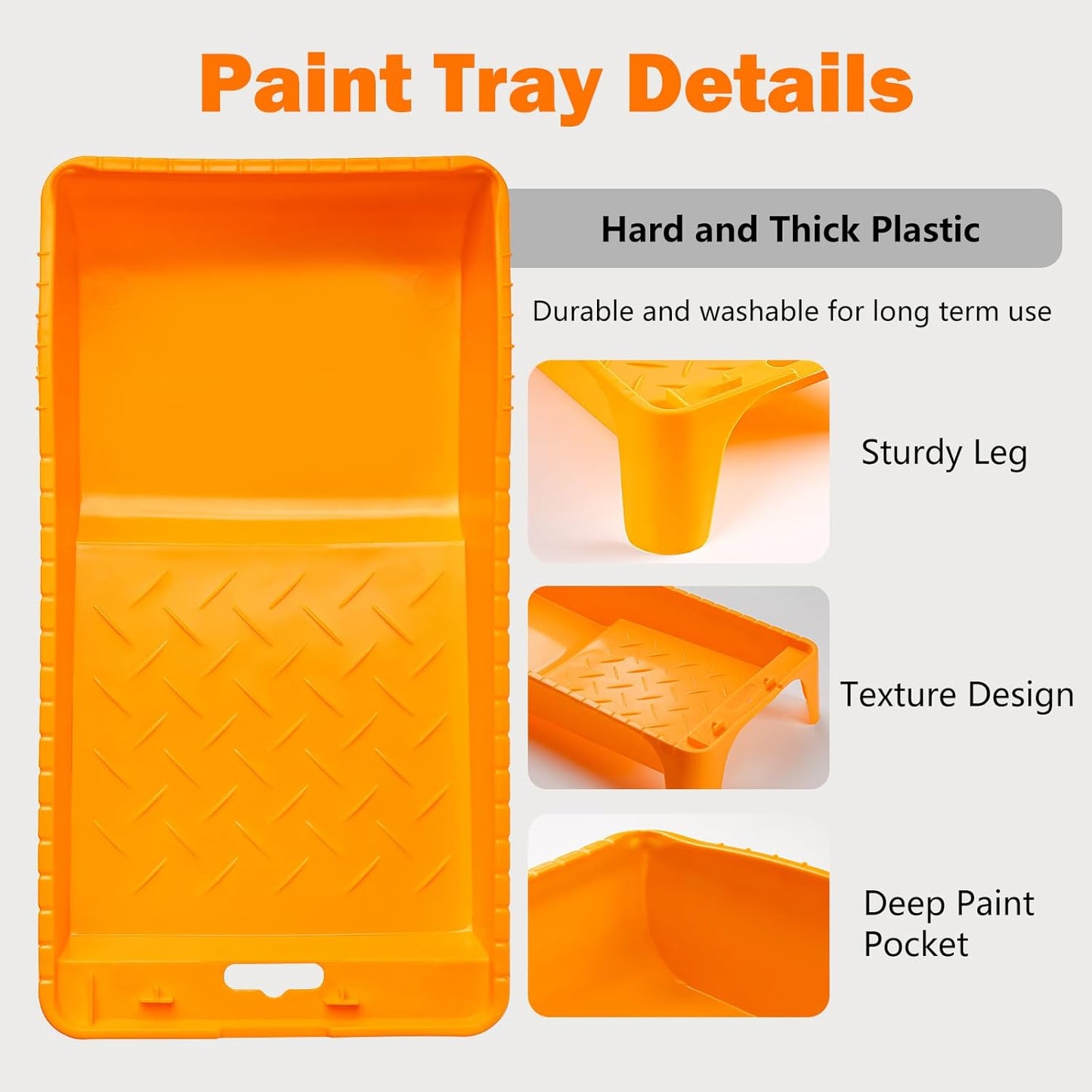 Mister Rui Foam Paint Roller, 4 Inch Paint Roller 10 Pack, Small Paint Roller, Foam Paint Roller 4 Inch, Small Foam Paint Roller High Density, 4 Inch Foam Rollers for Painting Walls, Cabinets