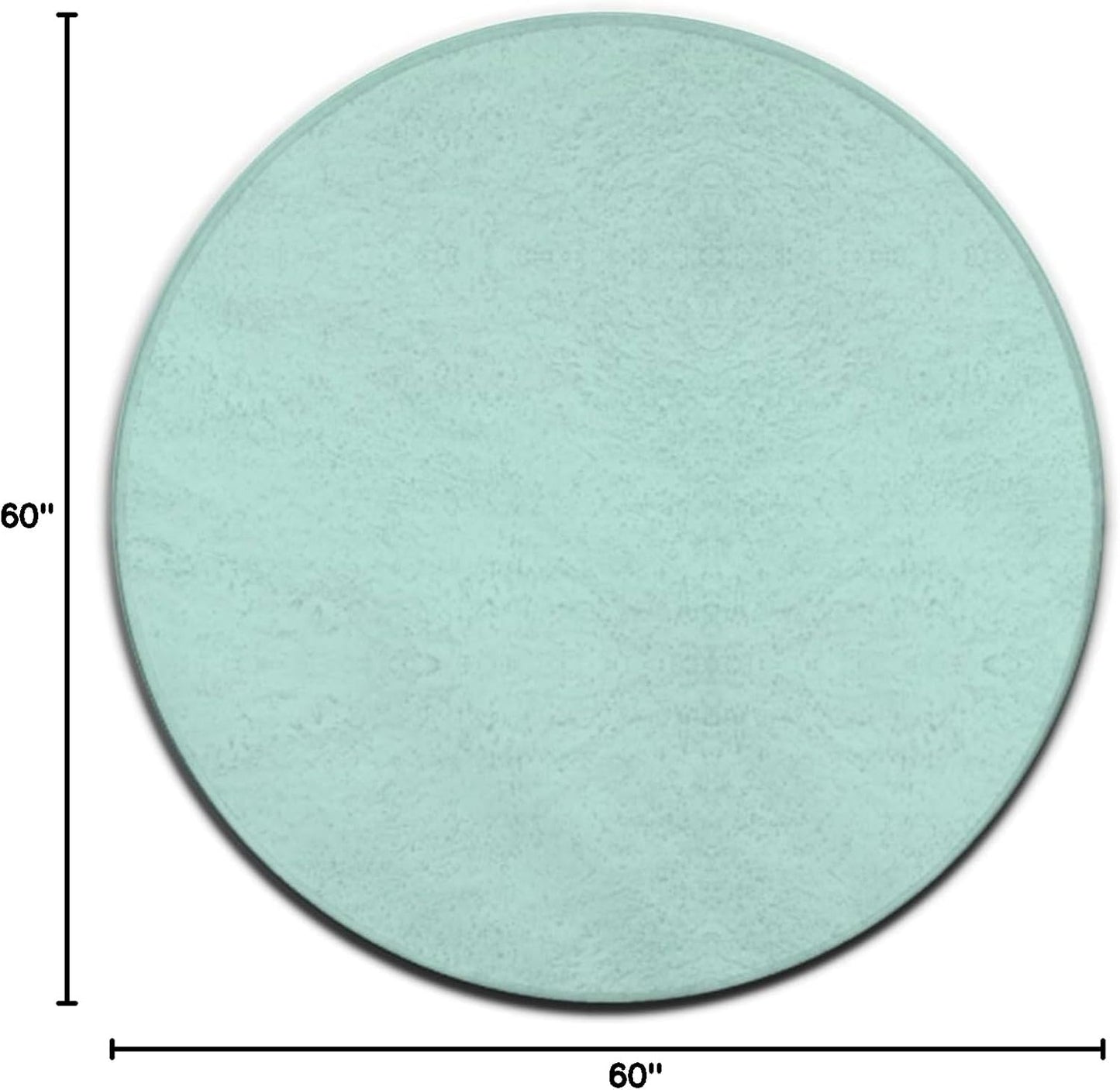 Room Sofa Yoga Soft Round Carpet, Modern Round Area Rug, Non Slip Machine Washable Kitchen Office Circle Rug Purple, 36inch