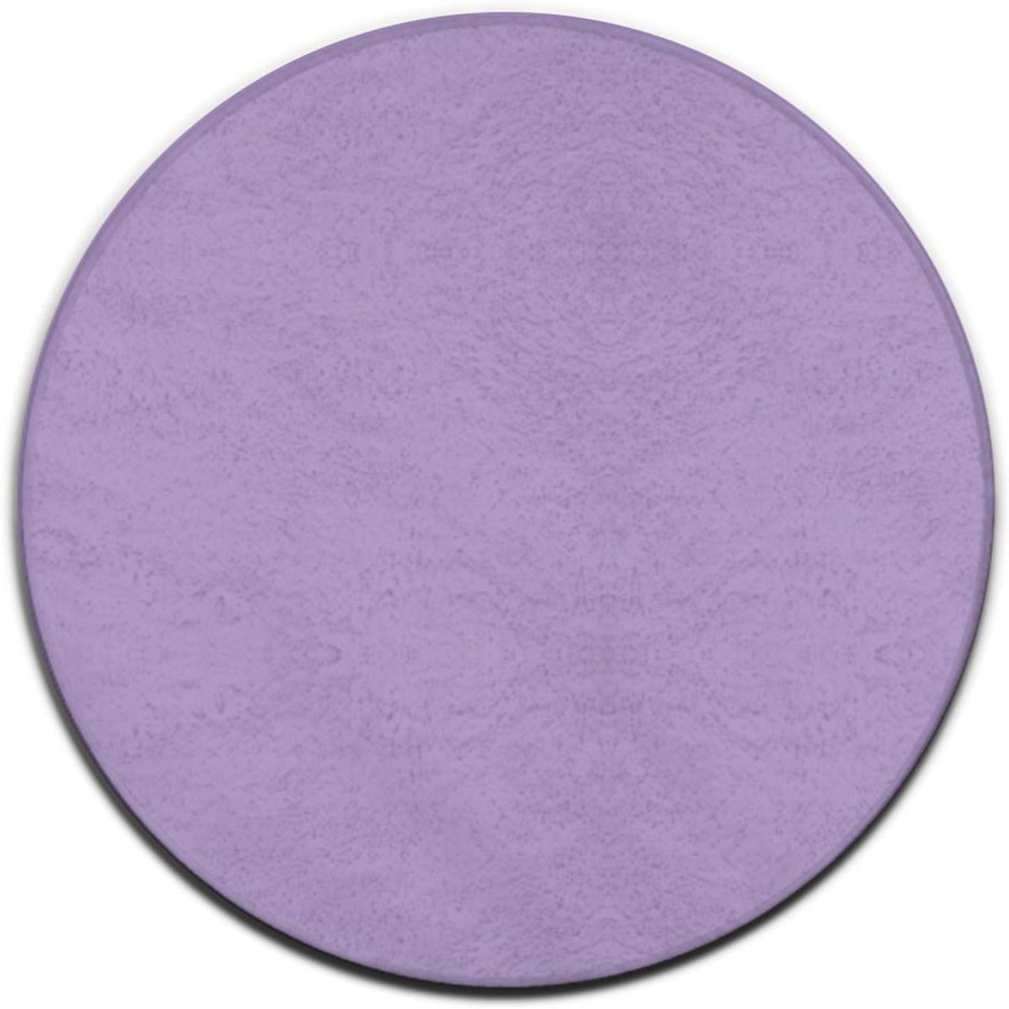 Room Sofa Yoga Soft Round Carpet, Modern Round Area Rug, Non Slip Machine Washable Kitchen Office Circle Rug Purple, 36inch