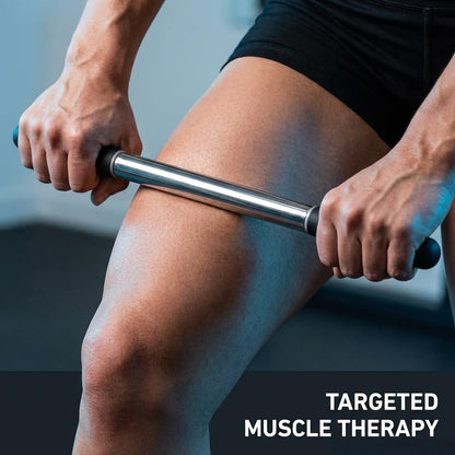 Muscle Roller Stick for Deep Tissue Massage & Myofascial Release | Cold Therapy Roller for Back, Legs, Arms, Shoulders | Massage Roller Stick (Black)