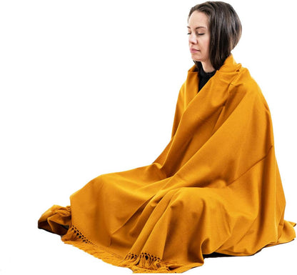 Meditation Shawl or Meditation Blanket, Shawl/Wrap, Oversize Scarf/Stole. Large. Unisex.