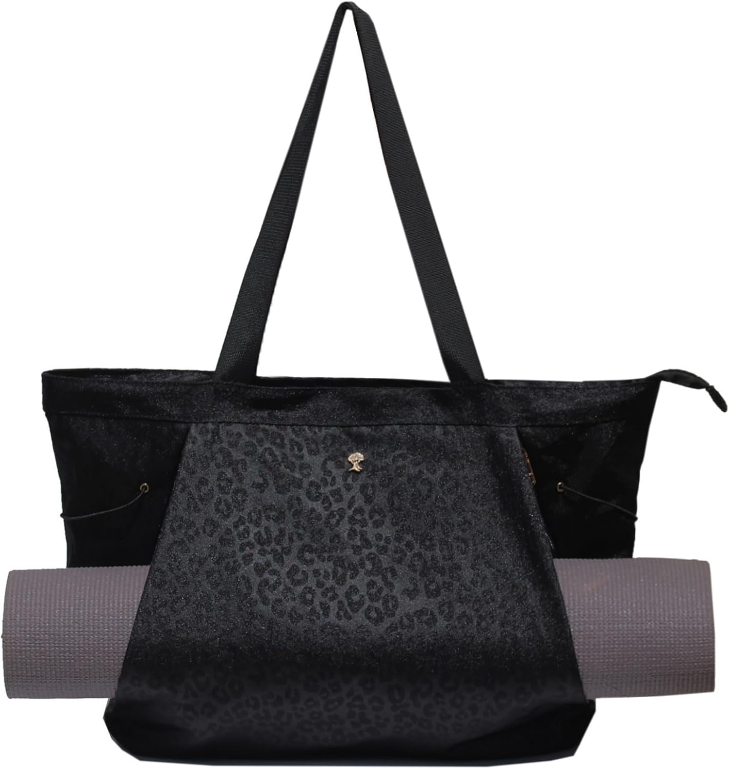 ESVAN Yoga Tote Bag for Women Shoulder Bags Drawstring for Office Workout Travel Carryall Pilates Gym and Beach