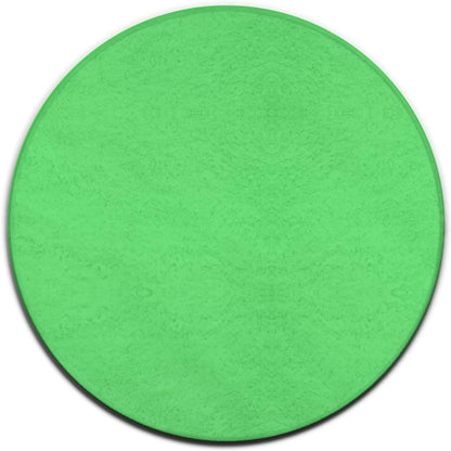 Women's Large Home Decor Mat, Soft Round Yoga Carpet, Non Slip Machine Washable Home Office Circle Rug Purple
