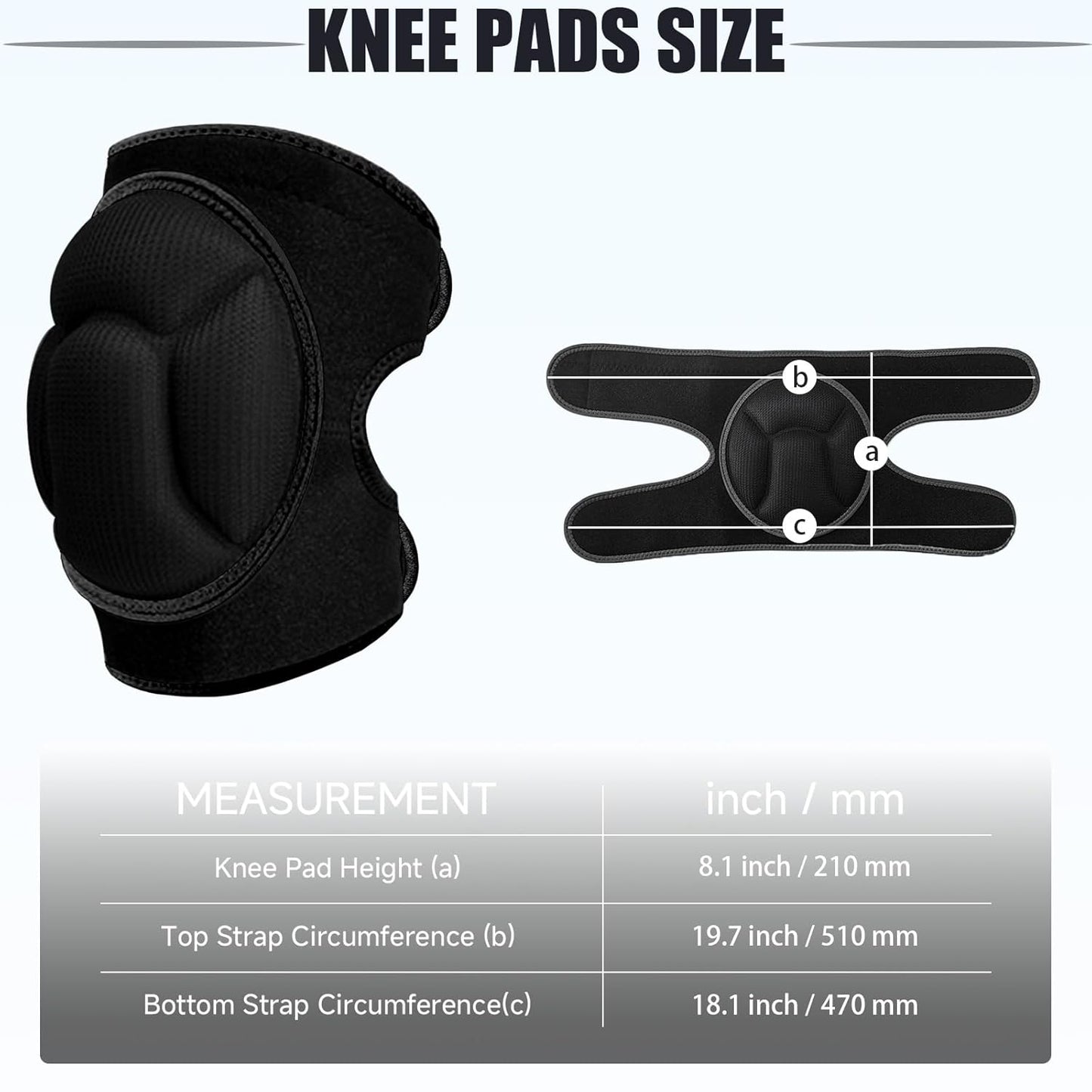 Knee Pads, Thick Sponge Anti-slip, Collision Avoidance Knee Pads, for Running, Mountaineering, House Working,Gardening Maintain (Pink, Large)