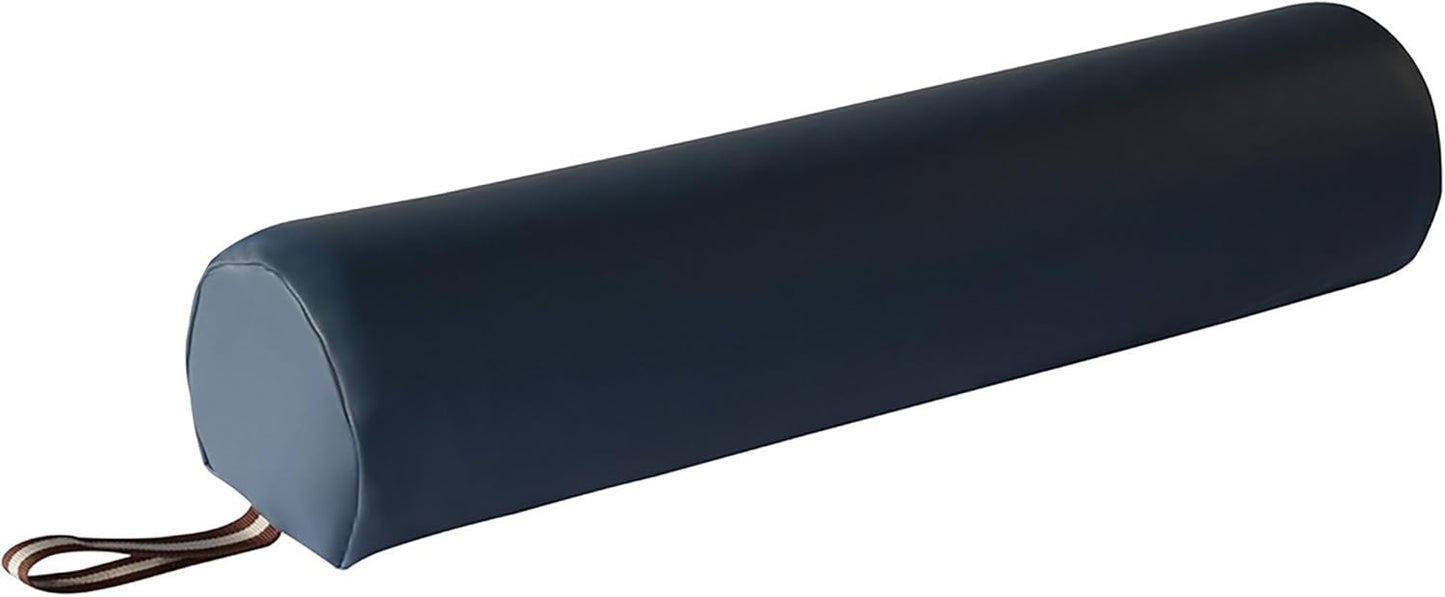Master Massage 6" 3/4 Round Massage Bolster Pillow Cushion for Massage Tables- Black