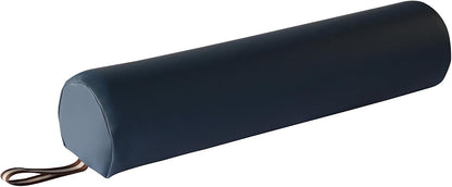 Master Massage 6" 3/4 Round Massage Bolster Pillow Cushion for Massage Tables- Black