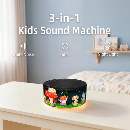 Kipcush Automatic Tibetan Meditation Bowl Sound Machine - 7 Himalayan Tones + 7 Color Night Light - Timer & Touch Control - No Manual Striking for Yoga, Chakra Healing, Stress Relief - Plug In