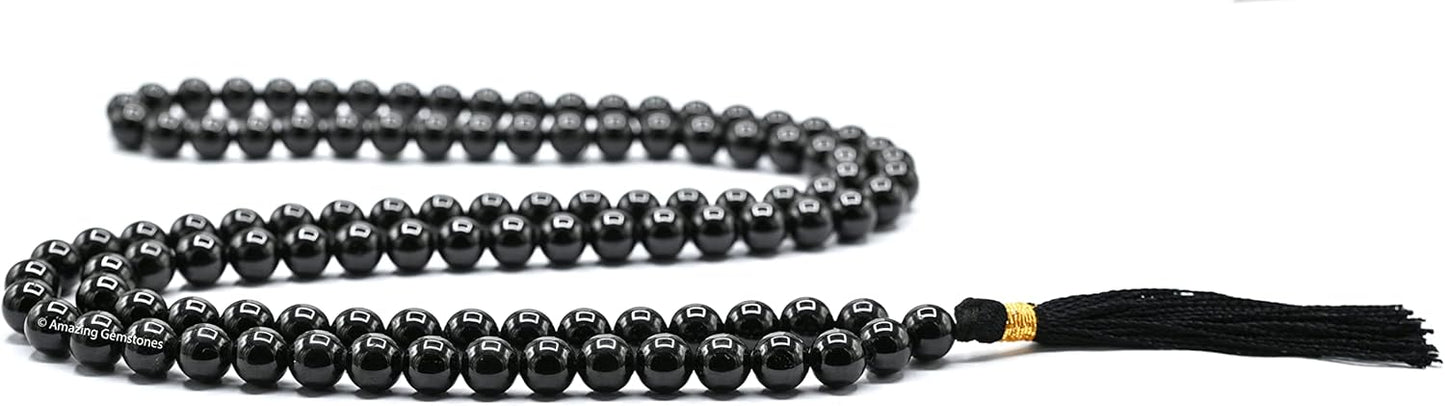 Amazing Gemstone 108 Beads Handmade Mala (Knotted, Rudraksha) - Colors A