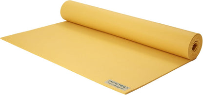 JadeYoga Harmony Yoga Mat, Natural Rubber Home Exercise Mat, Durable & Thick Gym Fitness Mat, Workout Mat For Home, Gym Mat/Stretching Mat, Non-Slip Yoga Mat for Women, Mens Yoga Mat (68", Saffron)