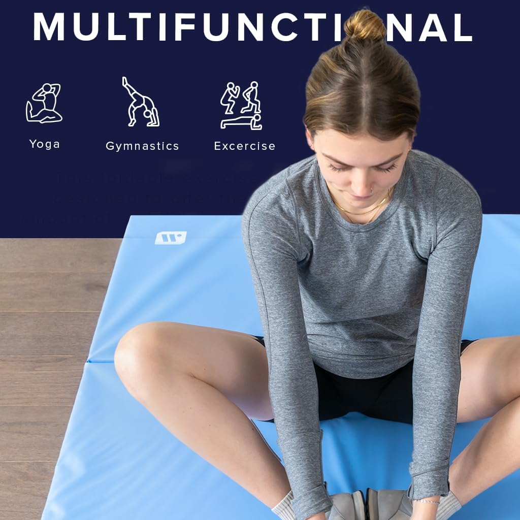 We Sell Mats Core Basic Personal Fitness & Exercise Mat - 2x6, 4x6, 4x8 - All Purpose Gym Mat for Home Workout, Yoga, Pilates, Stretches & Floor Exercises