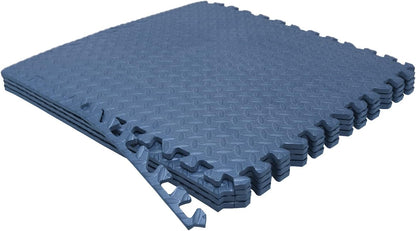 HTTMT- 8X(32 Sqft) Pink Gym Floor Mat 24x24 EVA Foam Interlocking Exercise Fitness Puzzle Floor Gym Yoga Mat Workout Pad [P/N: MTET-HOME012-8PC]