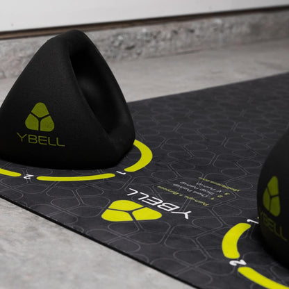 TRX YBell Exercise Mat | Perfect Size for Ground-based HIIT and HIRT Exercises | Non-slip, Sweat Resistant and Easy to Clean