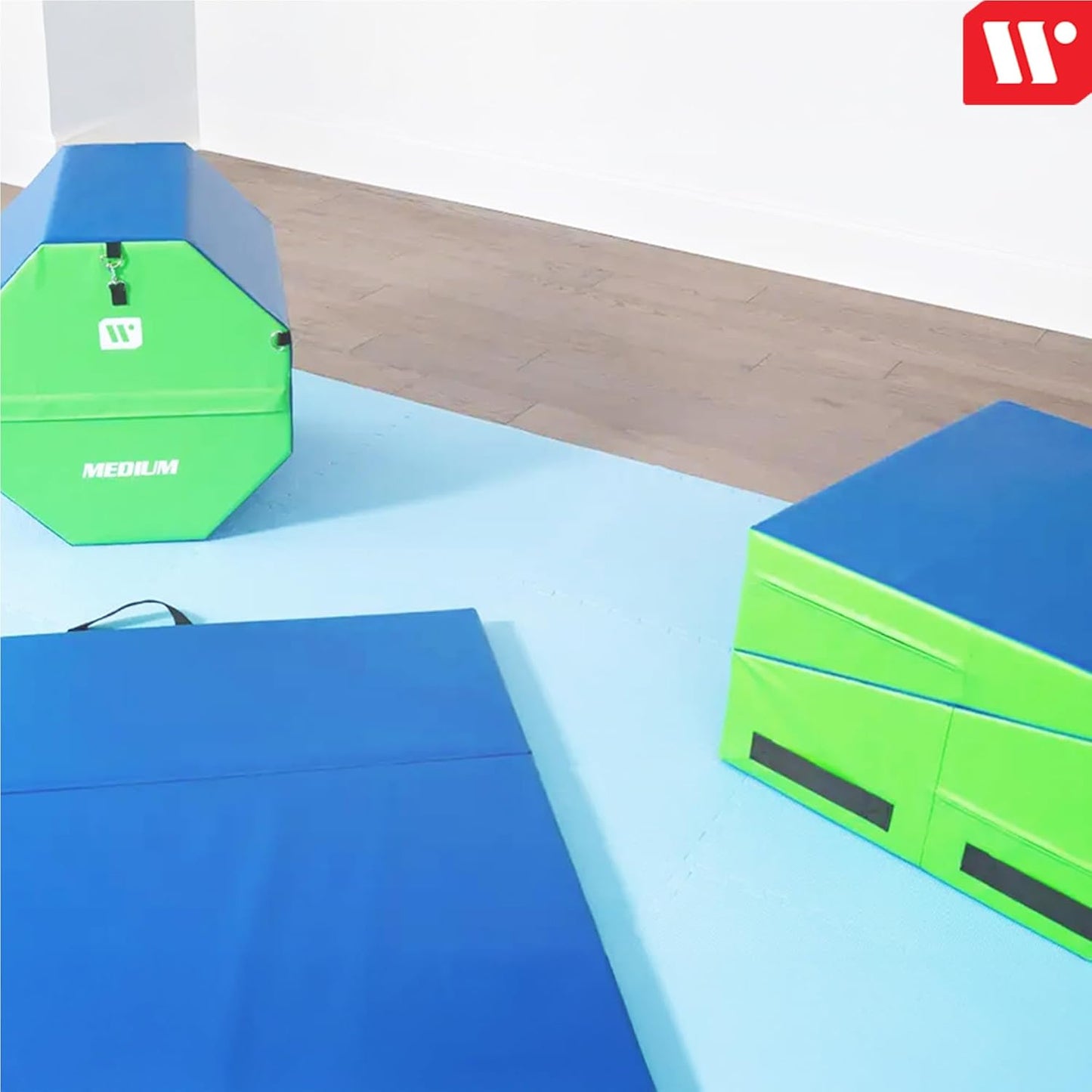 We Sell Mats Gymnastics Incline Mat, Cheese Wedge Skill Shape, Supportive Cushioned Tumbling Mat for Gymnastics, Cheerleading