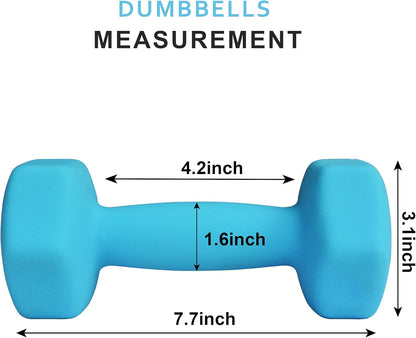 Balelinko Home Gym Equipment Workouts Strength Training Weight Loss Pilates Weights Yoga Sets Weights for Women, Men, Seniors and Youth