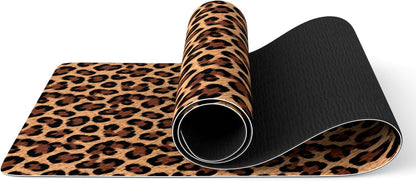 FOLAI Extra Thick Yoga Mat 6mm，pilates mat thick - Non-Slip Exercise Mat for HIIT, Pilates & Home Workouts & Workout with Free Carry Strap