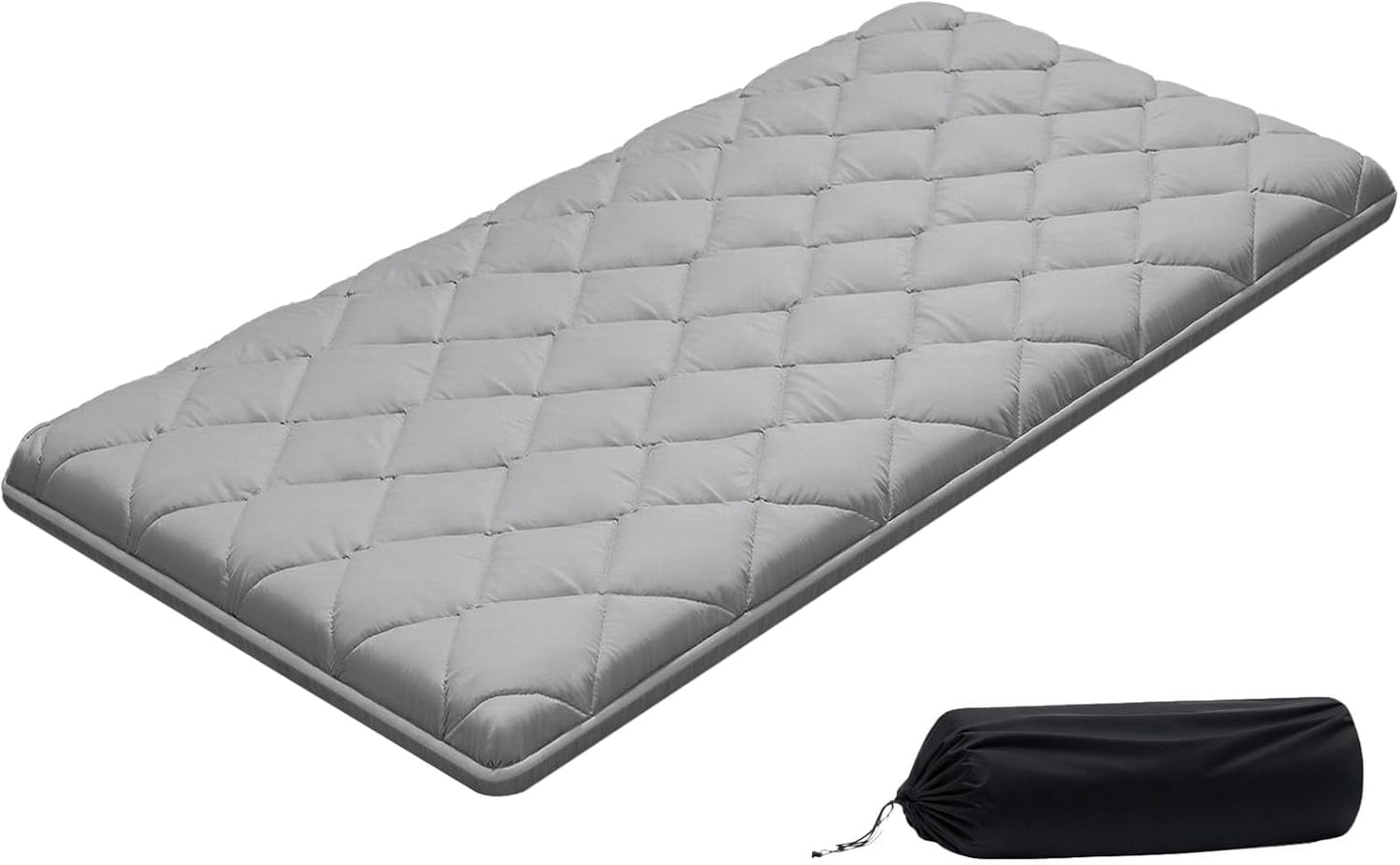 VEVOR Japanese Floor Mattress, Futon Mattress, 100% High Density Comfortable Foam, Foldable Tatami Mat with Storage Bag, Sleeping Pad for Camping Dormitory Yoga
