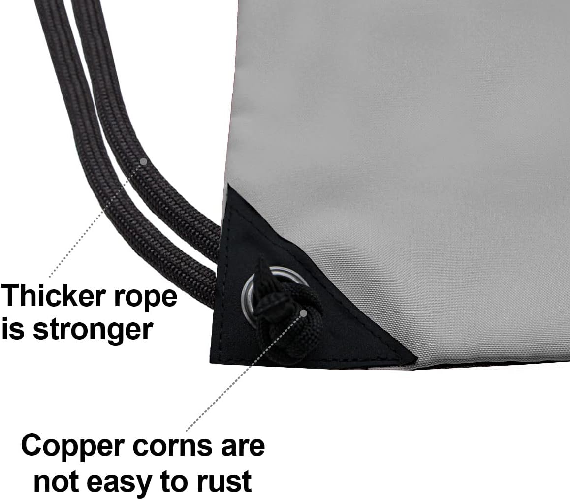 HOLYLUCK Drawstring Backpack Bag Sport Gym Sackpack - Colors B