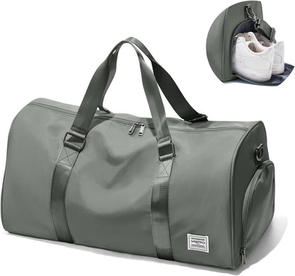 Gym Bag Womens Mens with Shoes Compartment and Wet Pocket Travel Duffel Bag for Women for Plane Sport Gym Tote Bags Swimming Yoga Waterproof Weekend Overnight Carry on Bag Hospital Holdalls - Colors A