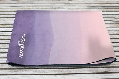 YOGA DESIGN LAB | The Combo Yoga Mat | Eco Luxury | Ideal for Hot Yoga, Power, Bikram, Ashtanga, Sweat | Studio Quality | Includes Carrying Strap!