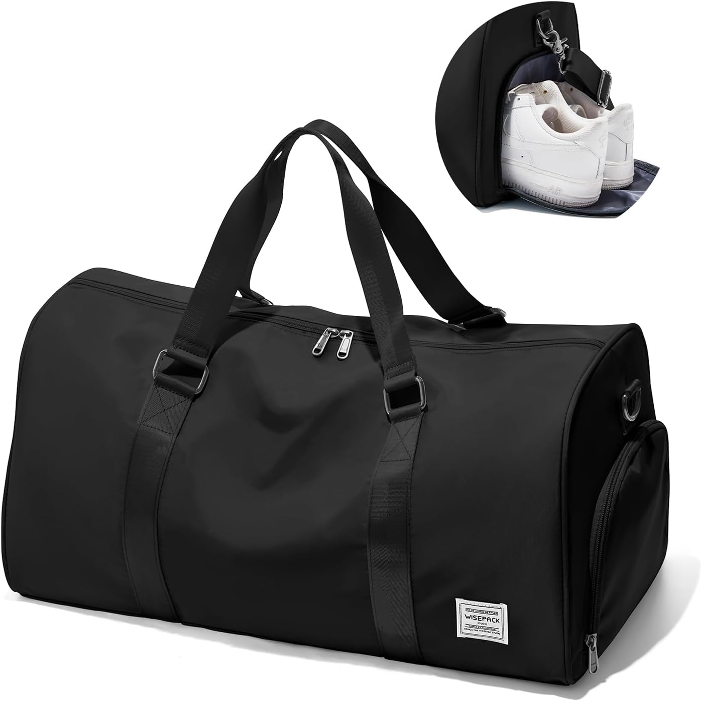 Gym Bag Womens Mens with Shoes Compartment and Wet Pocket Travel Duffel Bag for Women for Plane Sport Gym Tote Bags Swimming Yoga Waterproof Weekend Overnight Carry on Bag Hospital Holdalls - Colors C