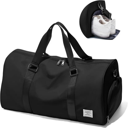 Gym Bag Womens Mens with Shoes Compartment and Wet Pocket Travel Duffel Bag for Women for Plane Sport Gym Tote Bags Swimming Yoga Waterproof Weekend Overnight Carry on Bag Hospital Holdalls - Colors C
