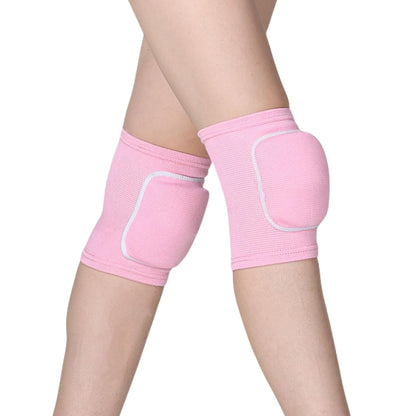 JUMISEE Kids Knee Pad, Anti-Slip Padded Sponge Knee Brace Breathable Flexible Elastic Knee Support for Football Volleyball Dance Skating Basketball Sports