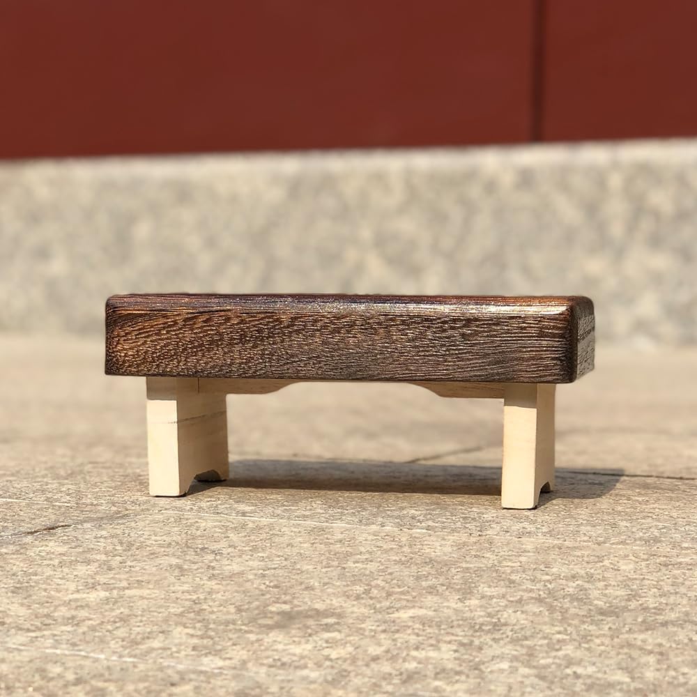 Foldable and Portable Meditation Bench - Seiza Stool, Suitable for Mindfulness Practice, Prayer, Yoga and Travel. Multiple uses: Step Stool, Decorative Shelf, Lightweight, eco-Friendly