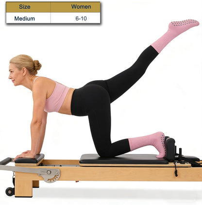 Non Slip Grip Socks for Men Women Crew Grippy Socks for Hospital Pilates Yoga,Gifts for Seniors Elderly