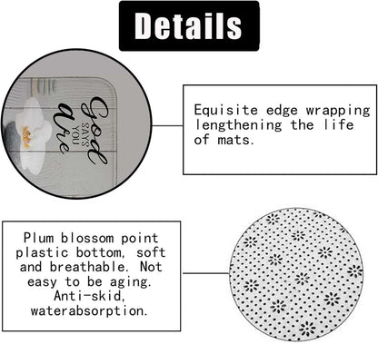 4PCS Spa Zen Shower Curtain Sets with Rugs, White Shower Curtain, Pink Floral Orchid Lotus Water Lily Stone Bamboo Water Reflection Yoga Massage Relaxing Spiritual Meditation Bathroom Decor