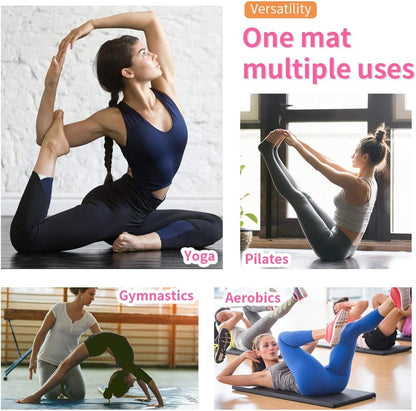 Gymnastics Tumbling Mat Portable Gymnastics Mat Foldable Tumbling Mat 2ft W 6ft L/4ft W 6ft L/4ft W 8ft L/4ft W 10ft Exercise Mat Yoga Mat with Carrying Handles for Yoga Gymnastics