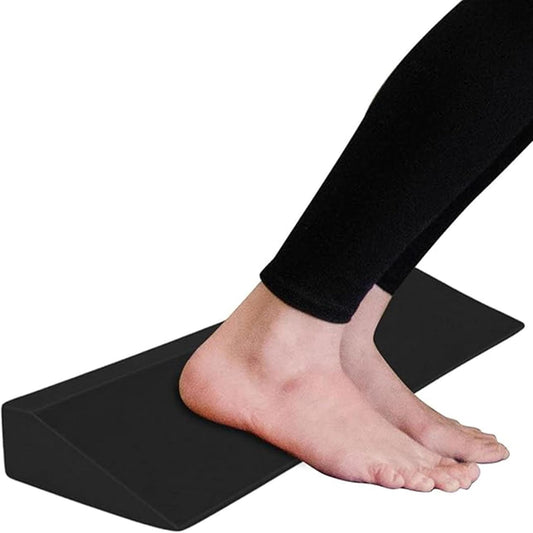 Yiju Squat Wedge Block, Yoga Foam Wedge Blocks, Calf Stretcher Wide Riser Block Calf Stretch Board Foot Incline Board for Home Gym Workout Pilate Balance Practice