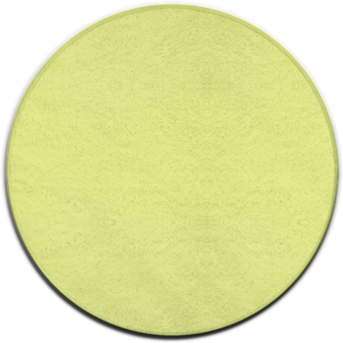 Women's Large Home Decor Mat, Soft Round Yoga Carpet, Non Slip Machine Washable Home Office Circle Rug Purple