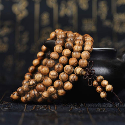 Mala Beads Bracelet 108 8mm Prayer Meditation Sandalwood Elastic…