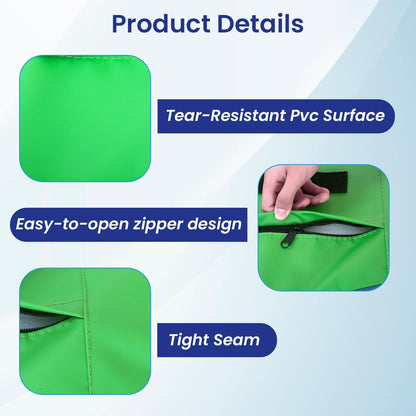 FDW Gymnastics Mat Incline Indoor/Outdoor Tumbling Mats yoga mat for Home Gym Folding Exercise Mat with Non-Slip Surface & Handles Cheese Wedge Mat