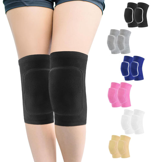 HISFFOG Volleyball Knee Pads for Women, Men, Youth, Girls, Kids, Knee brace for Volleyball Basketball Football Dance Yoga Tennis Running Cycling Workout Climbing Wrestling