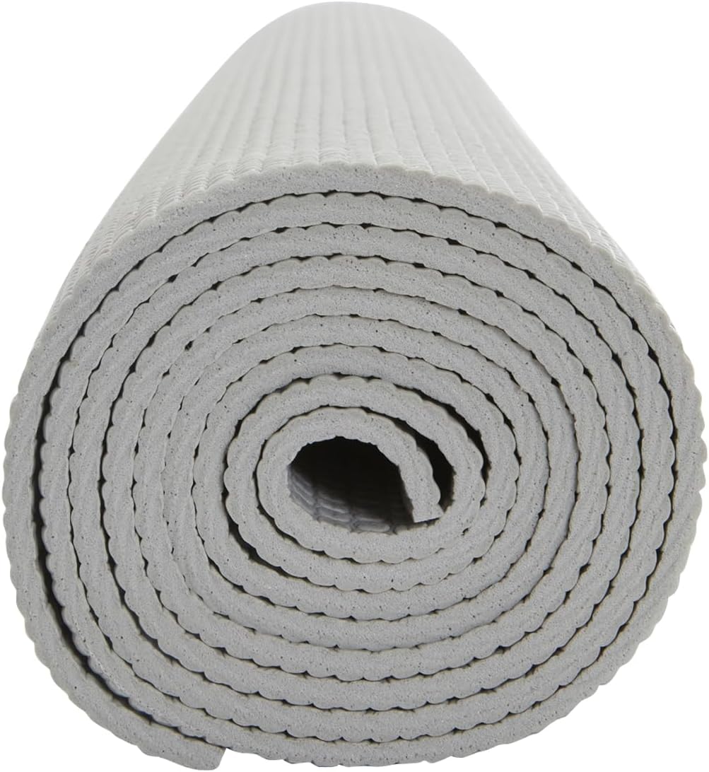 Everyday Yoga Deluxe Mat, Spacious 72"x24" Non-Slip Yoga Mat for Comfortable Home Workouts, 3-5mm Extra Thick