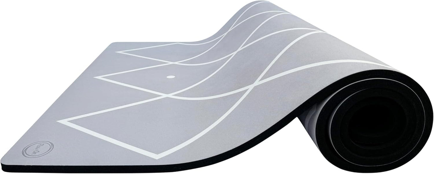Home Exercise Rug – Luxury 1/2" (10MM) Extra Thick Yoga Mat, Non-Slip Suede & Natural Rubber, Long & Wide for Stretching, Fitness & Decor – 72" x 31.5"