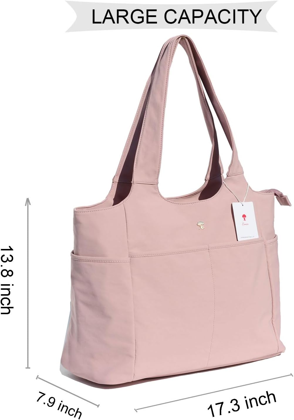 ESVAN Yoga Tote Bag Mat bag Women Shoulder Bags Carryall Tote for Travel Office Workout Gym Nurse Beach