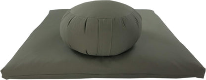 Buckwheat Zafu and Zabuton Meditation Cushion Set (2pc)