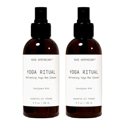 Muse Apothecary Yoga Ritual - Aromatic and Refreshing Yoga Mat Cleaner, 8 oz, Infused with Essential Oils - Eucalyptus Mint