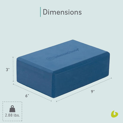 Balanced Body Foam Block, Pilates Reformer Accessory, Workout Block, Pilates Exercise for Home Gym or Studio Use