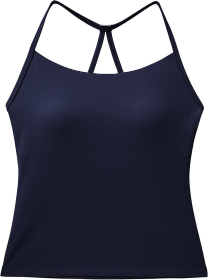 OMKAGI 2 Piece Workout Sets for Women Padded Tank Tops Flare Leggings Pilates Outfits