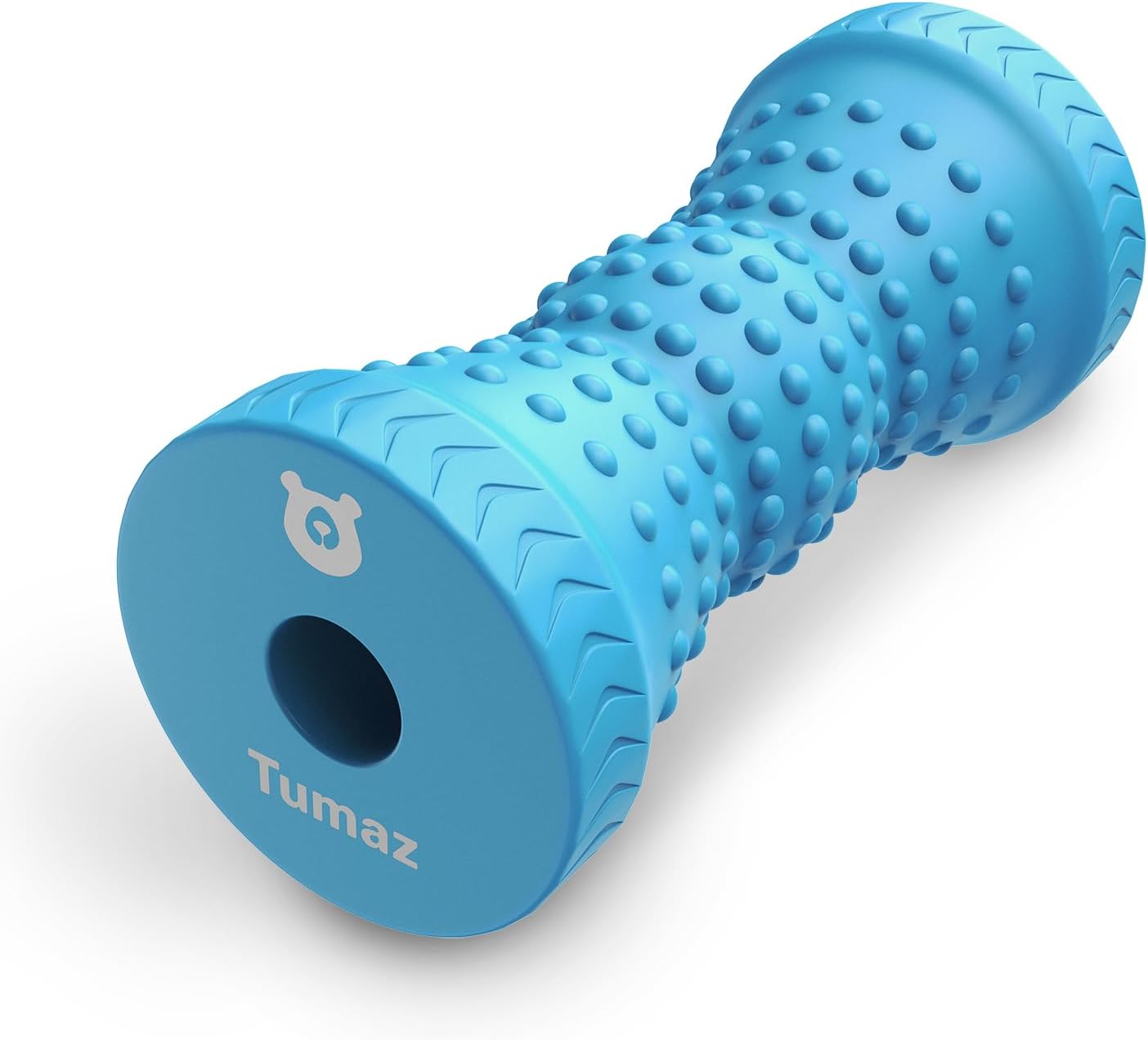 Tumaz Massage Ball & Foot Roller 3-in-1 Set with Spiky Ball, Lacrosse Ball, Massage Roller - Ergonomic Design to Relieve Plantar Fasciitis for Deep and Superficial Muscle Pain