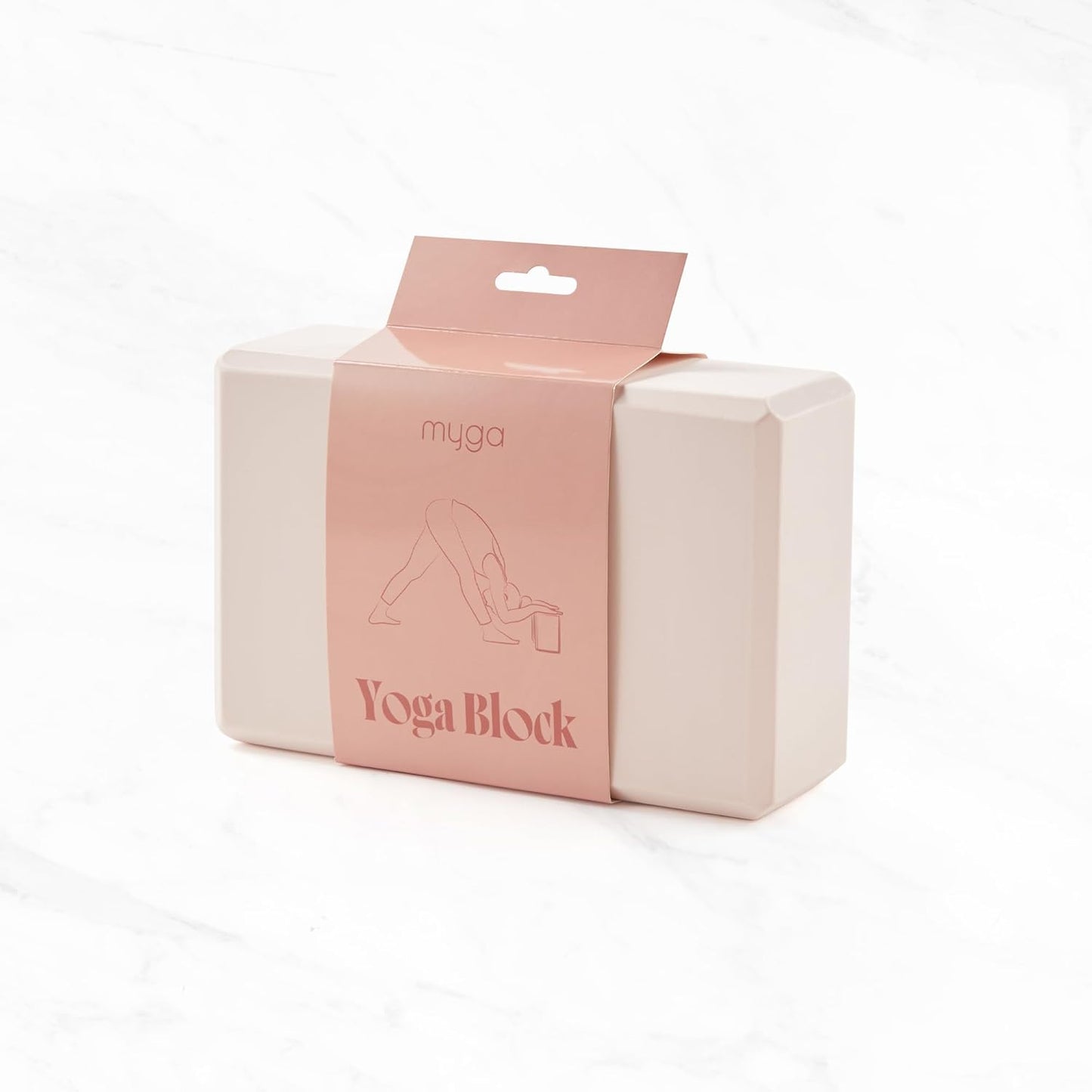 MYGA Yoga Block,Lightweight EVA Foam Yoga Brick,High Density Non-Slip Block for Yoga Poses, Pilates, Balance and Flexibility
