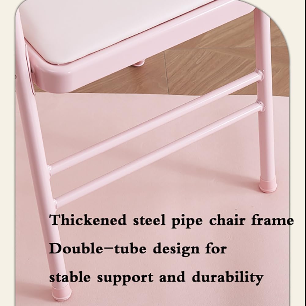 Yoga Auxiliary Chair,Yoga Auxiliary Chair with Detachable Lumbar Back Support Metal Folding Chair Balance Handstand Training Tool,Black