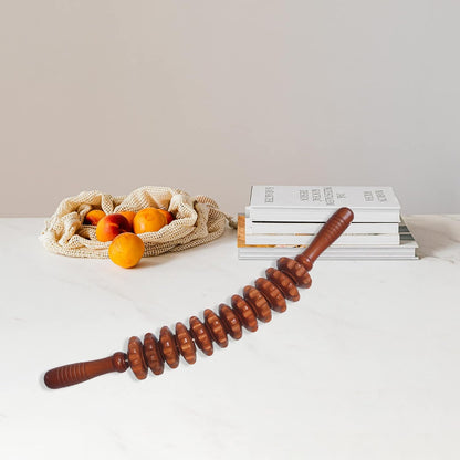 Wood Therapy Massage Tools Manual Massage Roller Stick for Body Sculpting, Maderoterapia Kit- Cellulite Massager for Muscle Pain Relief, Fascia, Cellulite